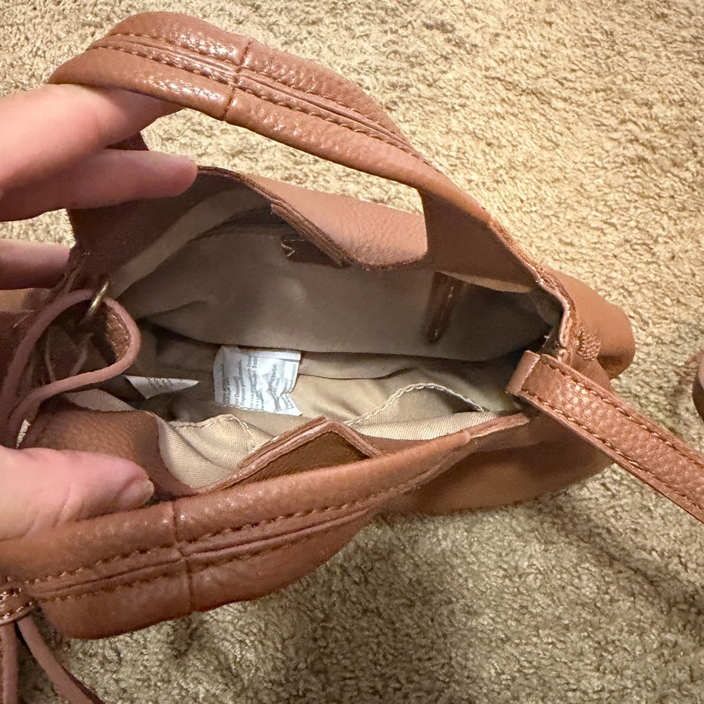 Small brown Leather Handbag. - Picture 4 of 4